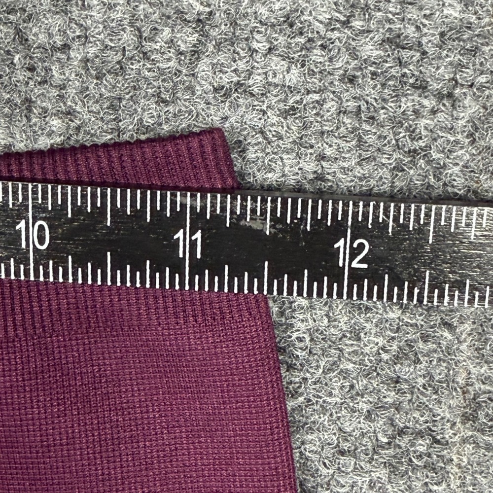 Fabletics Womens High Waisted Seamless Mesh Leggings Burgundy Size XS 7/8 Length - Picture 3 of 6